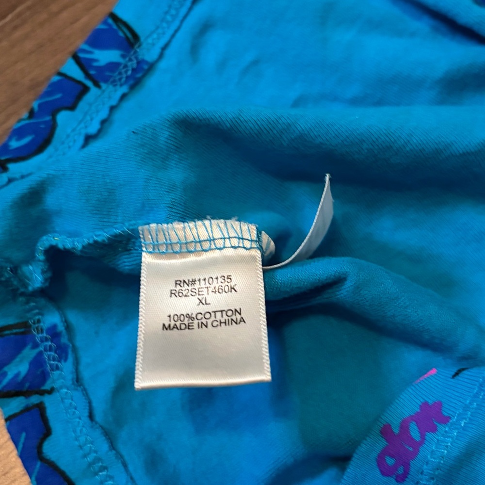 Beautees Teal Top with Pink Accent Label - Picture 4 of 7